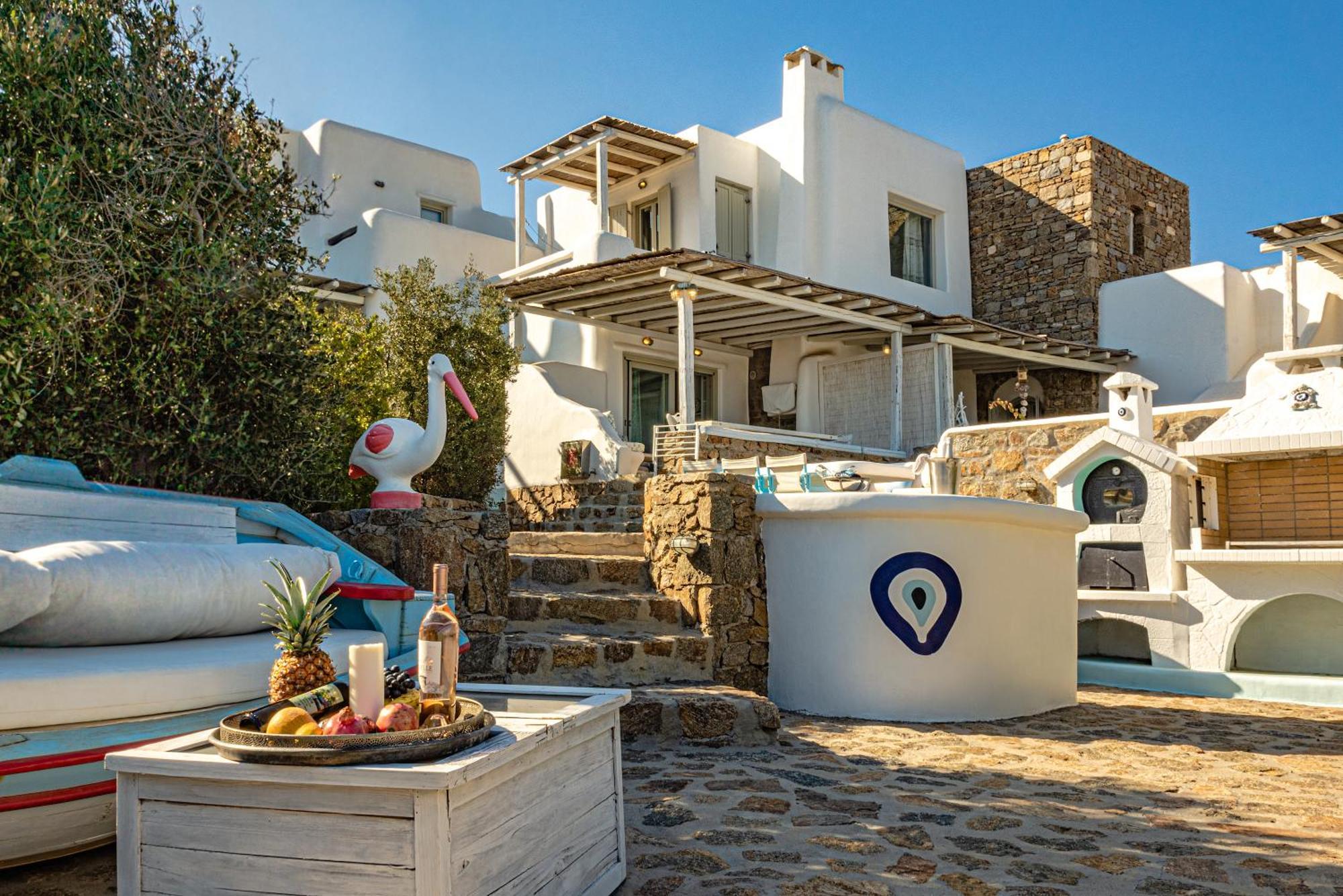 Manolia Luxury Private House By Mykonian Kazarte Βίλα Καλό Λιβάδι Εξωτερικό φωτογραφία