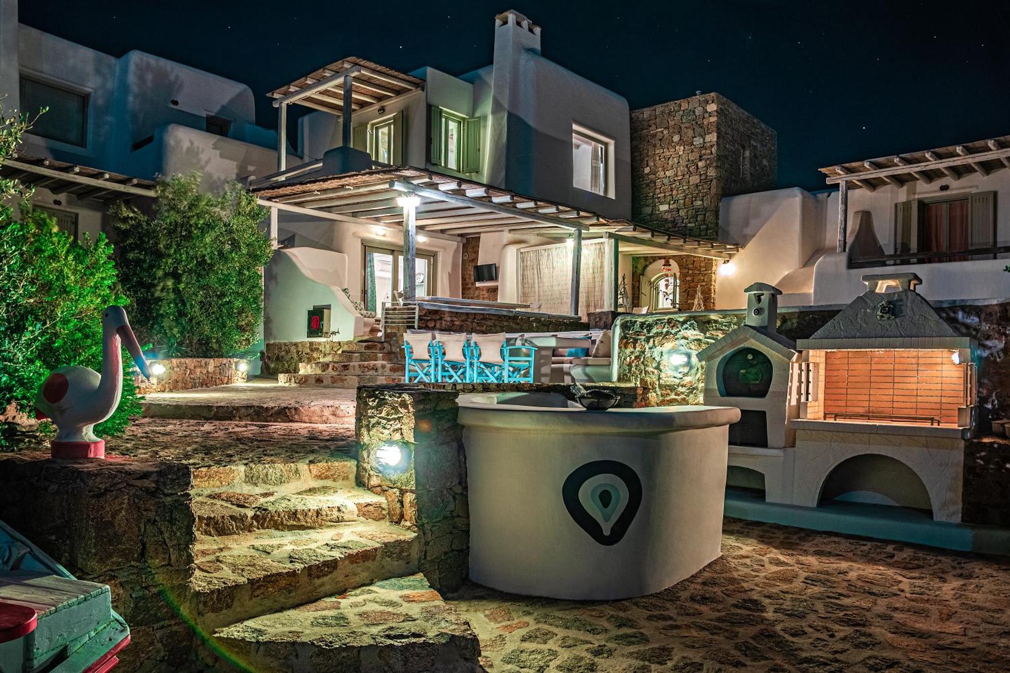 Manolia Luxury Private House By Mykonian Kazarte Βίλα Καλό Λιβάδι Εξωτερικό φωτογραφία